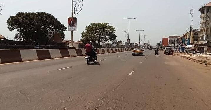 2e jour de grève en Guinée : ce qui prévaut sur la célèbre route Prince de Conakry 