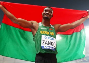 Burkina : Hugues Fabrice Zango décroche l’Or aux mondiaux d’athlétisme en salle