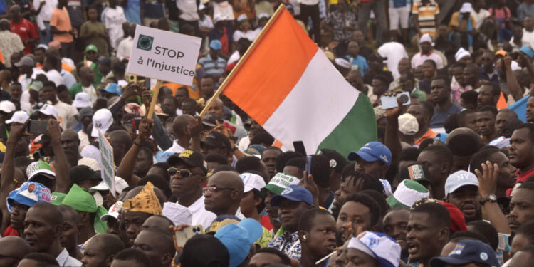 Côte d’Ivoire : La marche de protestation du parti de Gbagbo interdite par la préfecture d’Abidjan