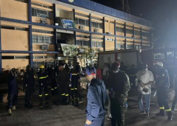 Conakry : le ministère de la sécurité touché par un incendie