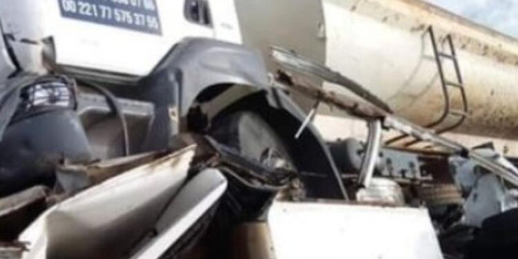 Tambacounda : Collision mortelle entre un camion-citerne malien et une voiture particulière