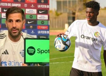 Cesc Fàbregas sur Assane Diao : « Puisqu’on paie son salaire, autant le laisser jouer un peu pour nous »