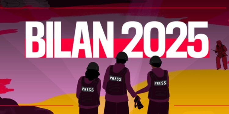  Assassinats, détentions et enlèvements : 2025, année meurtrière pour les journalistes