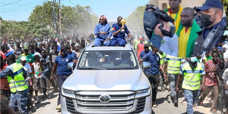 Sénégal : « Trophée Tour » festif – supporters sénégalais prisonniers au Maroc, le contraste gênant !
