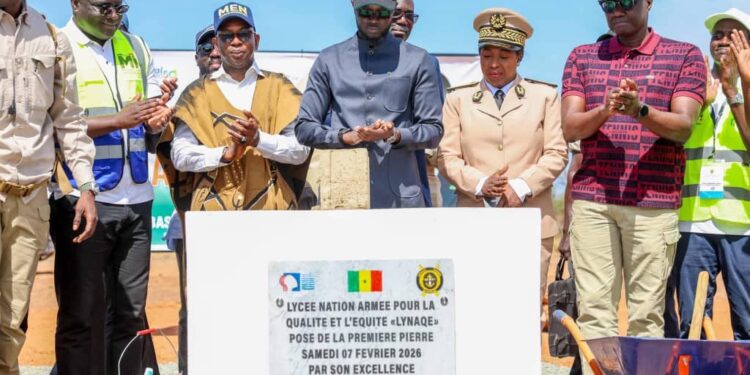 Kédougou : Diomaye Faye pose la première pierre du LYNAQE, un lycée d’excellence pour l’équité et l’innovation