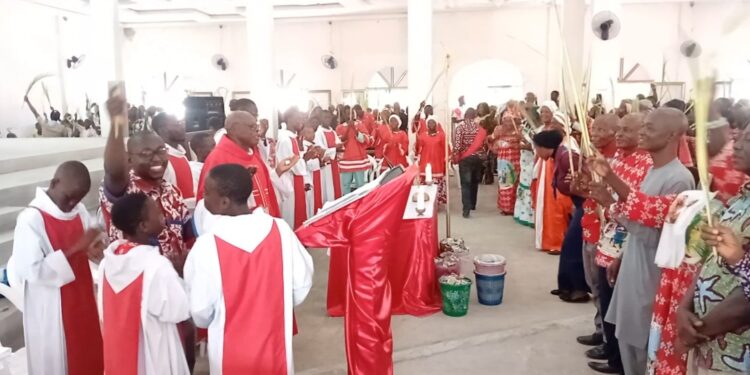 Guinée : les fidèles catholiques célèbrent les Rameaux dans la ferveur à Conakry