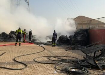 Guinée : incendie en cours à la centrale électrique de Sonfonia Casse
