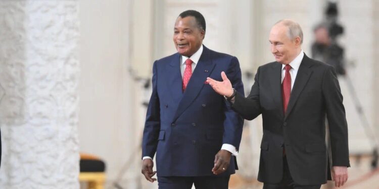 Coopération : Denis Sassou-Nguesso reçu par Vladimir Poutine