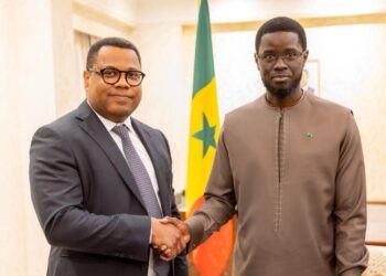Africa Forward : Bassirou Diomaye Faye échange avec le patron de Meridiam 