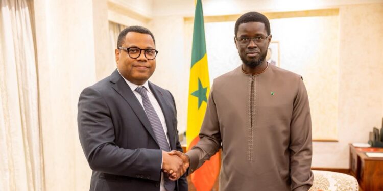 Africa Forward : Bassirou Diomaye Faye échange avec le patron de Meridiam 
