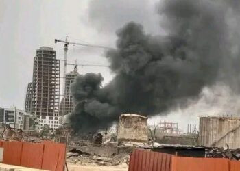 Kaloum : un feu maîtrisé sur le site de l’ancien dépôt de carburant