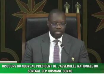 Sénégal : le premier discours de Sonko au perchoir